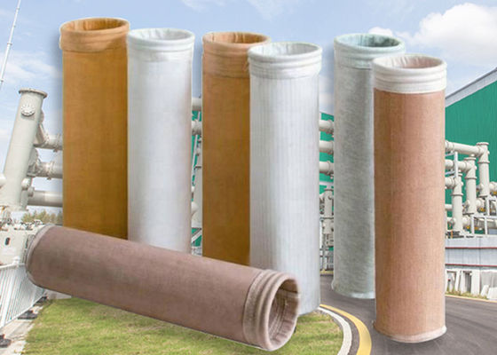 PTFE 300 mikronów 450 g / m2 Wymienne worki filtrujące do odpylacza
